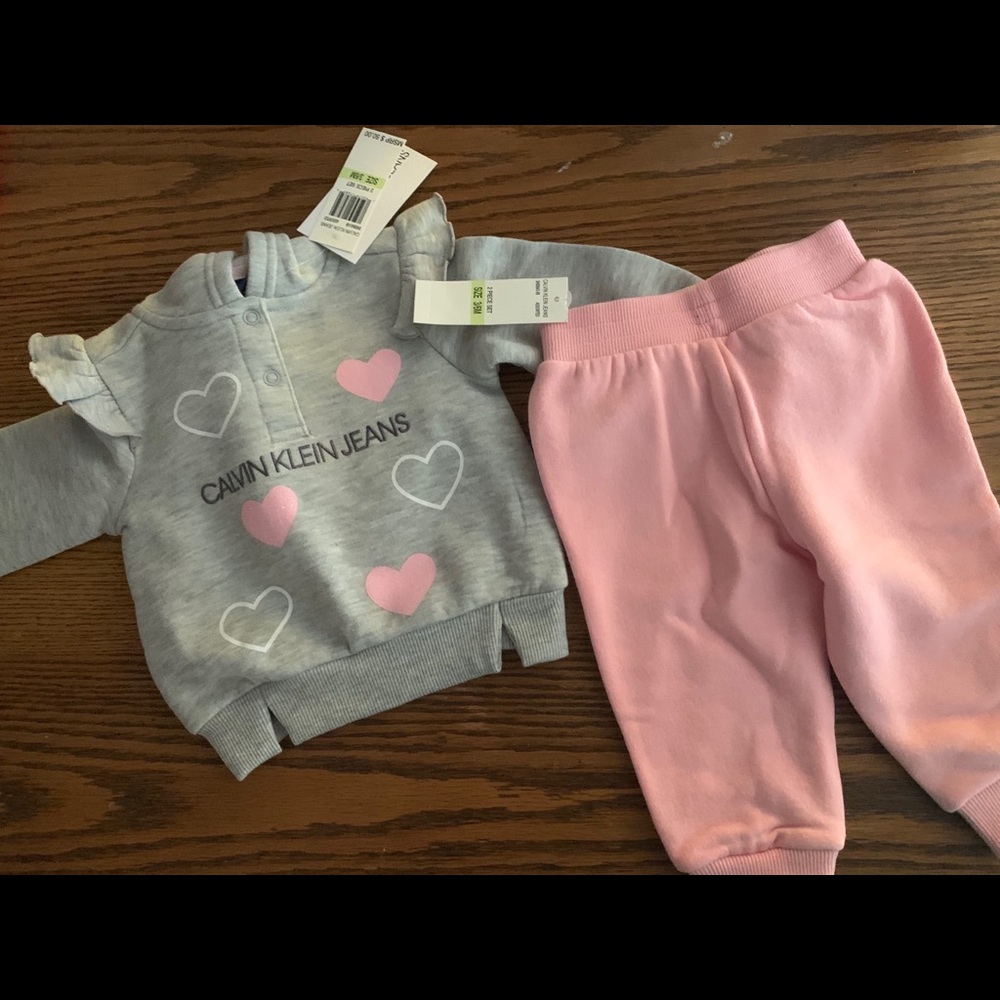 calvin Klein infant sweatsuit